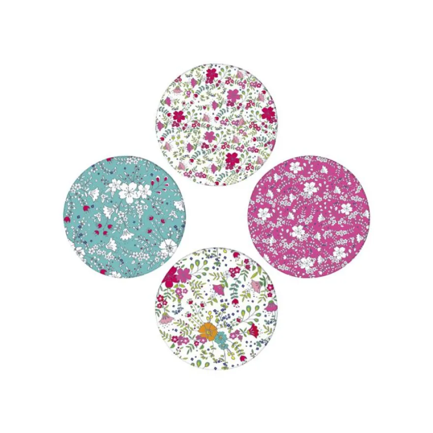 Oxford Floral - Carnet de notes à spirale - A6 - 100 pages - petits carreaux