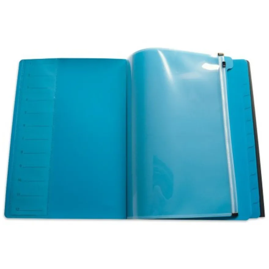 Oxford for Students - Trieur polypro 12 positions - disponible dans différentes couleurs