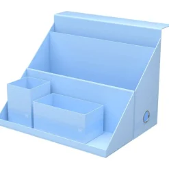 Oxford Harmonia - Boite All in box - Dos 120 mm - Carte rigide rembordée et pelliculée - Disponible en 3 coloris : bleu pastel, vert amande et noir bleuté