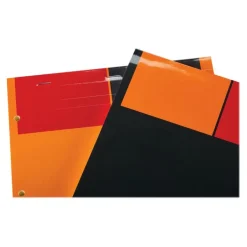 Oxford International - Bloc notes - A4 - 160 pages - petits carreaux - perforé