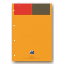 Oxford International - Bloc notes - A4 - 160 pages - gradué - perforé