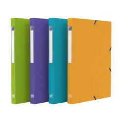 Oxford Memphis - Boîte de classement plastique - dos 25 mm - disponible dans différentes couleurs