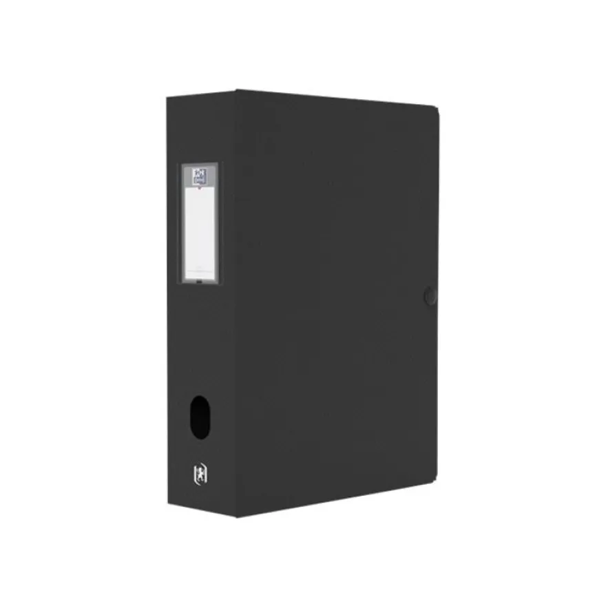 Oxford Memphis - Boîte de classement plastique - dos 80 mm - disponible dans différentes couleurs