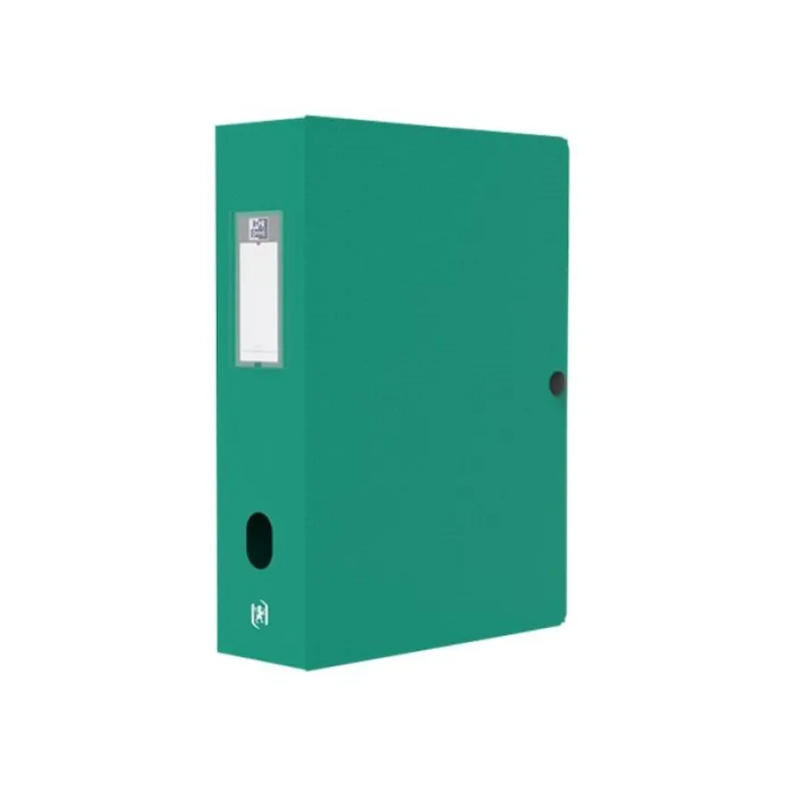 Oxford Memphis - Boîte de classement plastique - dos 80 mm - disponible dans différentes couleurs