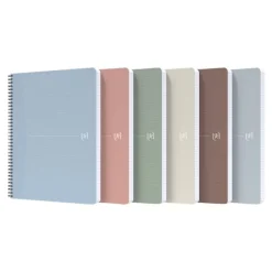 Oxford My Rec'Up - Cahier A5 - 180 pages - petits carreaux (5x5 mm) - disponible dans différentes couleurs