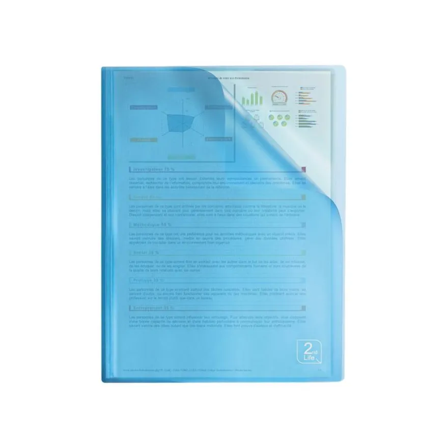 Oxford 2nd Life - Porte vues - 80 vues - A4 - disponible dans différentes couleurs