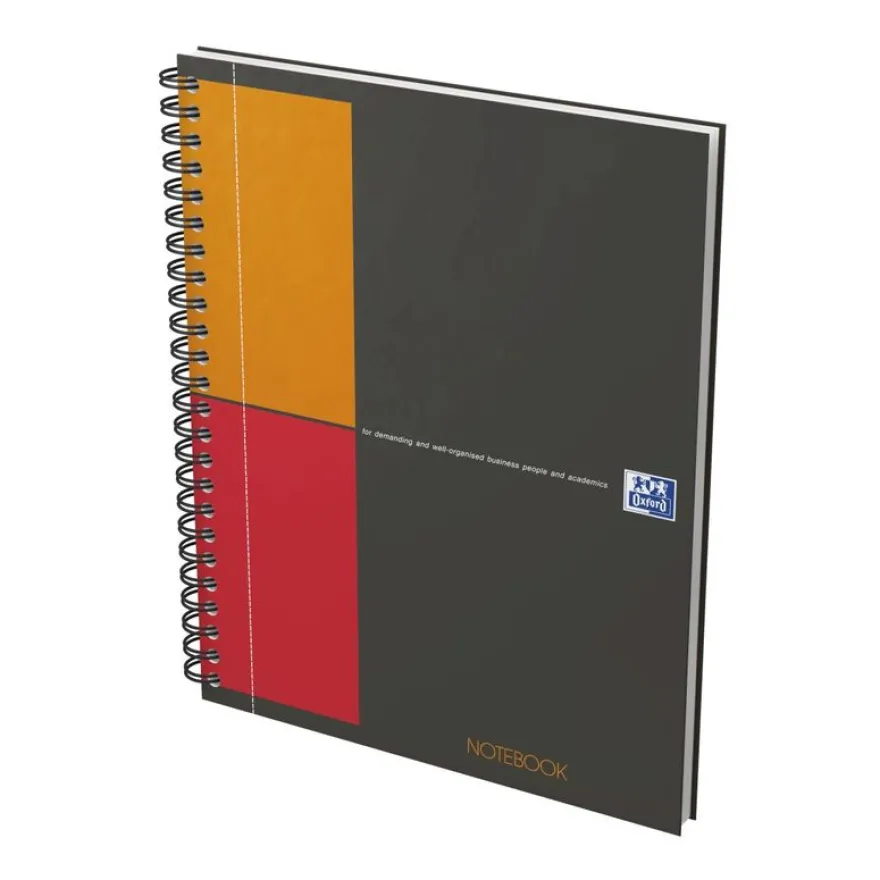 Oxford Notebook - Cahier à spirale A5 - 160 pages - petits carreaux (5x5 mm)