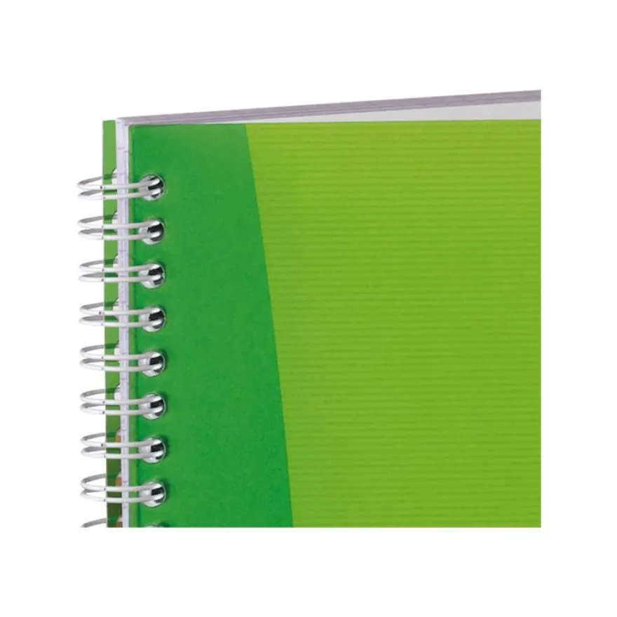 Oxford Office MyColours - Cahier polypro à spirale - A5 - 180 pages - petits carreaux (5x5 mm) - disponible dans différentes couleurs