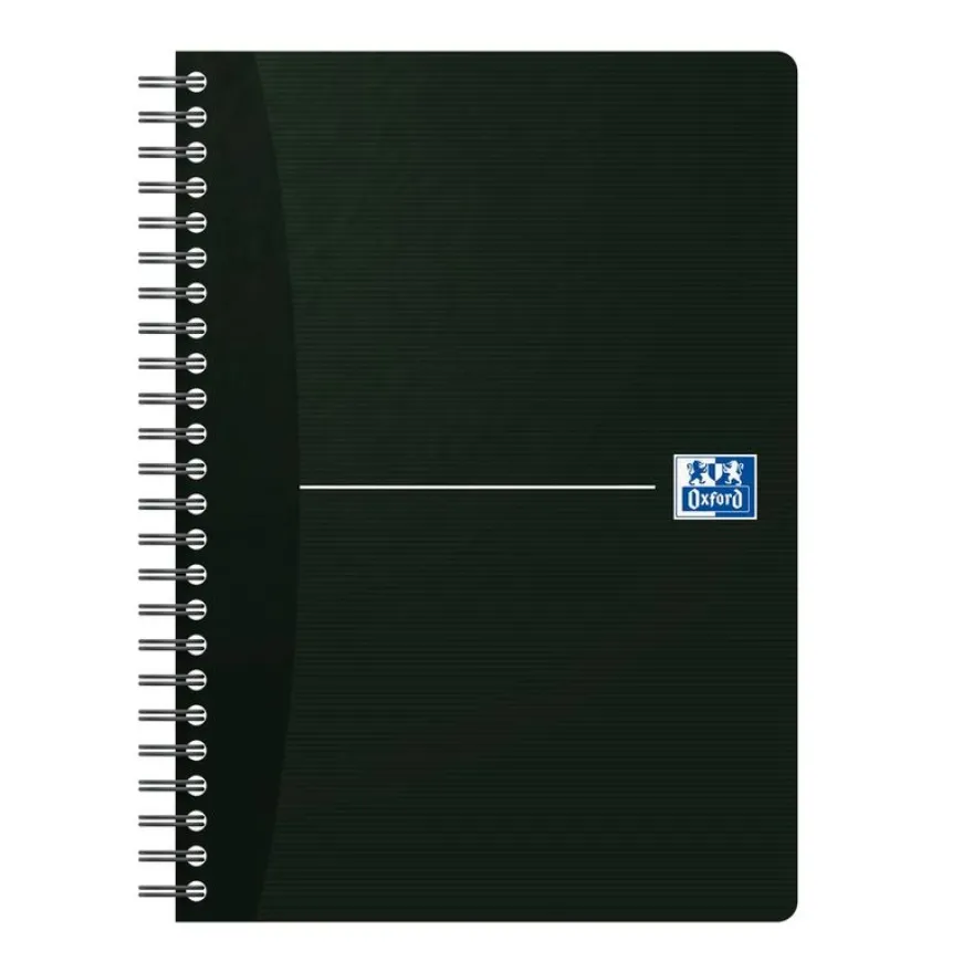 Oxford Office Smart - Cahier à spirale A5 - 180 pages - petits carreaux (5x5 mm)