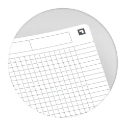Oxford Office Smart - Cahier à spirale A5 - 180 pages - petits carreaux (5x5 mm)
