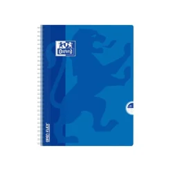 Oxford Openflex - Cahier polypro à spirale 24 x 32 cm - 180 pages - grands carreaux (Seyes) - disponible dans différentes couleurs