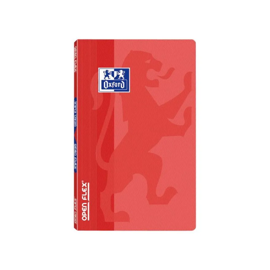 Oxford OpenFlex - Carnet 9 x 14 cm - 96 pages - petits carreaux (5x5 mm) - disponible dans différentes couleurs