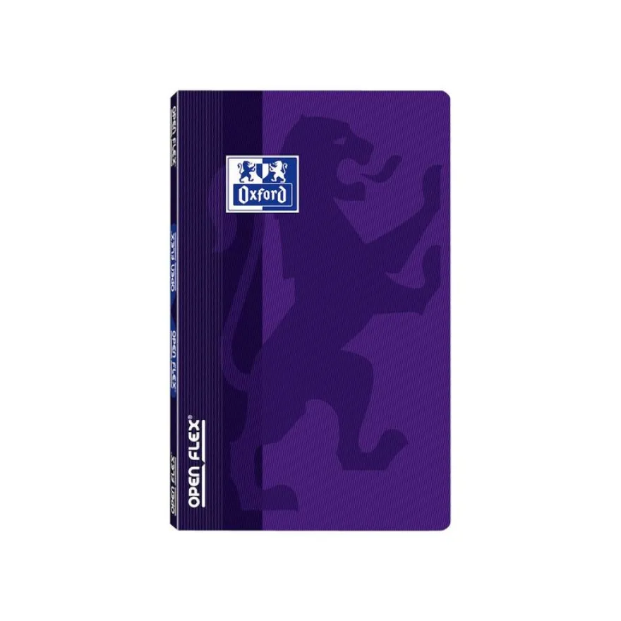 Oxford OpenFlex - Carnet 9 x 14 cm - 96 pages - petits carreaux (5x5 mm) - disponible dans différentes couleurs