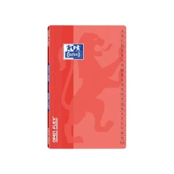 Oxford OpenFlex - Répertoire 9 x 14 cm - 96 pages - petits carreaux (5x5 mm) - disponible dans différentes couleurs