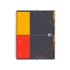 Oxford Organiserbook - Cahier à spirale A4+ - 160 pages - petits carreaux (5x5 mm)