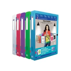 Oxford Polyvision - Boîte de classement personnalisable - dos 40 mm - disponible dans différentes couleurs translucides