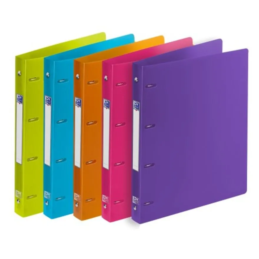 Oxford School Life - Classeur à anneaux - Dos 30 mm - A4 Maxi - pour 100 feuilles - disponible dans différentes couleurs