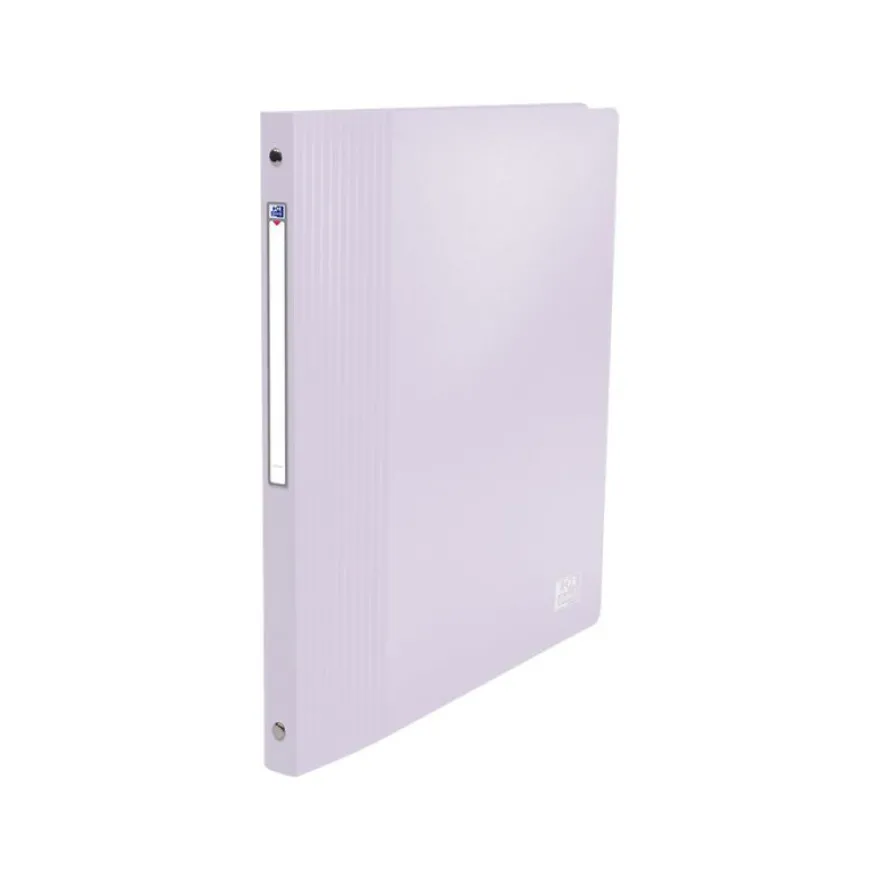 Oxford School Life - Classeur à anneaux - Dos 20 mm - A4 - pour 100 feuilles - disponible dans différentes couleurs pastels