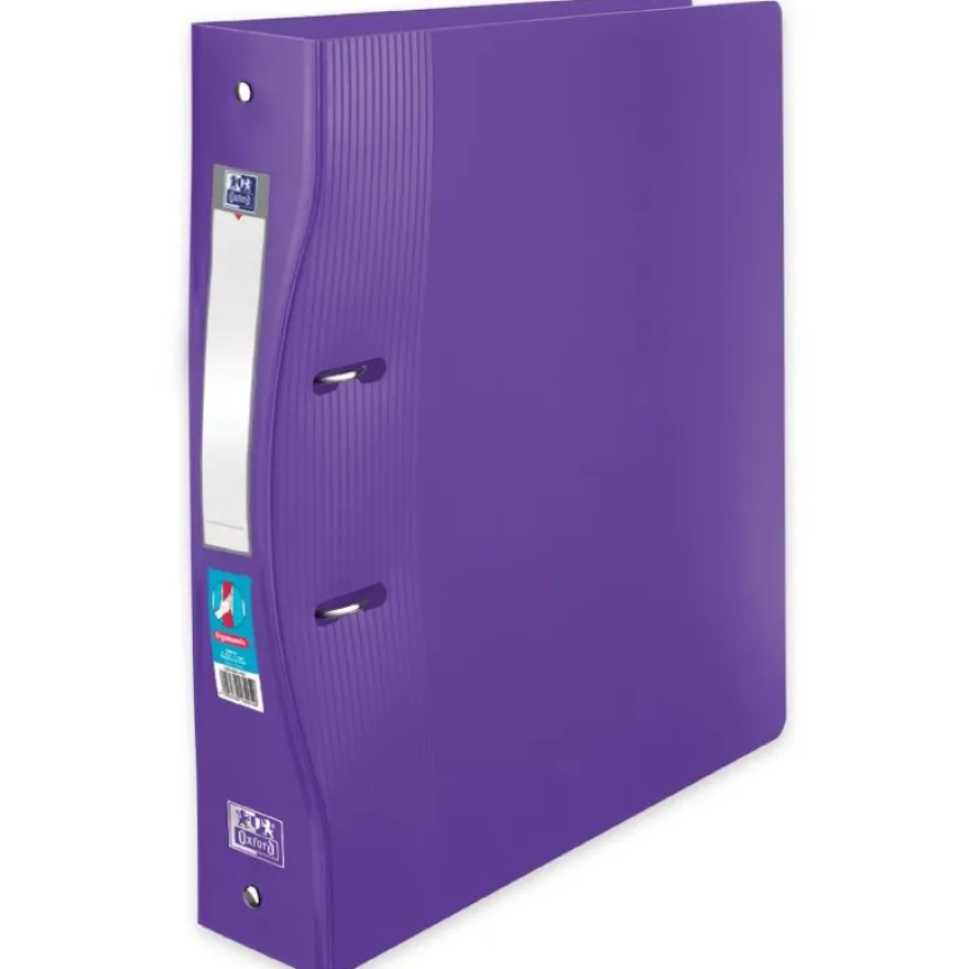 Oxford School Life - Classeur à anneaux - Dos 60 mm - A4 Maxi - pour 100 feuilles - disponible dans différentes couleurs