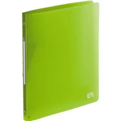 Oxford School Life - Classeur 4 anneaux - Dos 20 mm - A4 - pour 100 feuilles - disponible dans différentes couleurs translucides