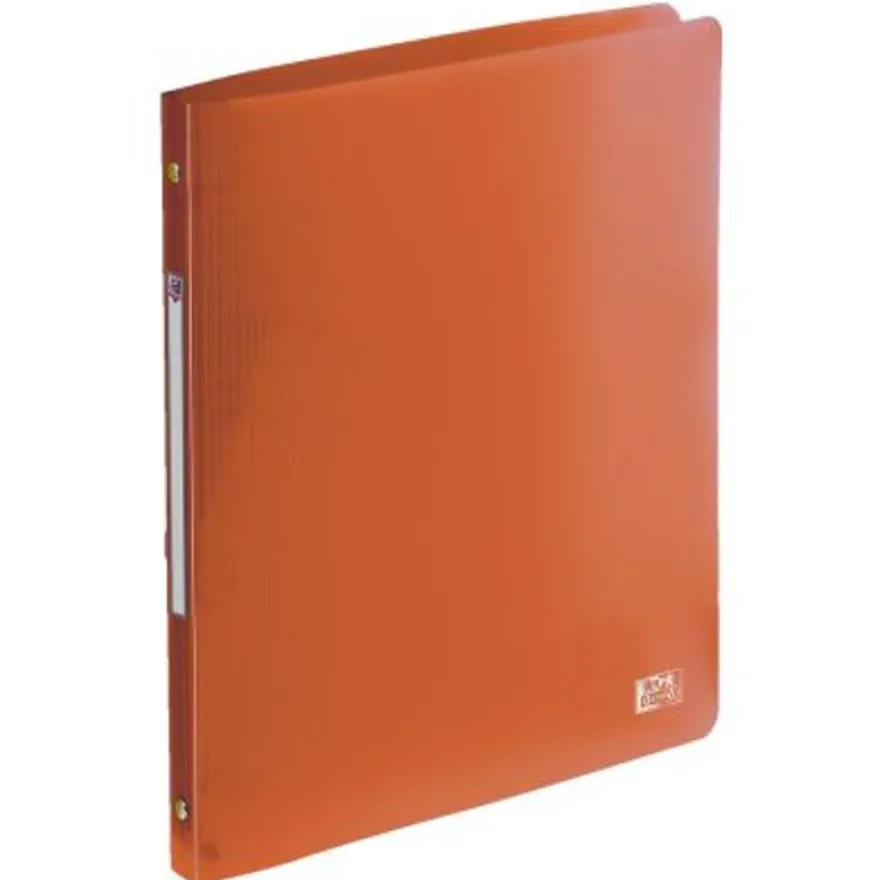 Oxford School Life - Classeur 4 anneaux - Dos 20 mm - A4 - pour 100 feuilles - disponible dans différentes couleurs translucides