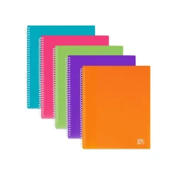 Oxford School Life - Porte vues à spirale - 120 vues - A4 - disponible dans différentes couleurs