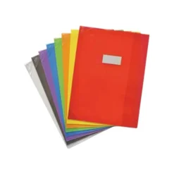Oxford School Life - Protège cahier - 24 x 32 cm - disponible dans différentes couleurs translucides