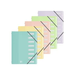 Oxford School Life - Trieur 8 positions - A4 - disponible dans différentes couleurs