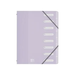 Oxford School Life - Trieur 8 positions - A4 - disponible dans différentes couleurs