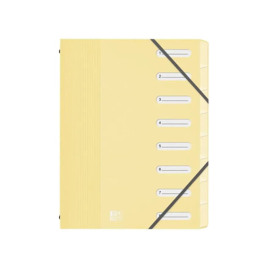 Oxford School Life - Trieur 8 positions - A4 - disponible dans différentes couleurs