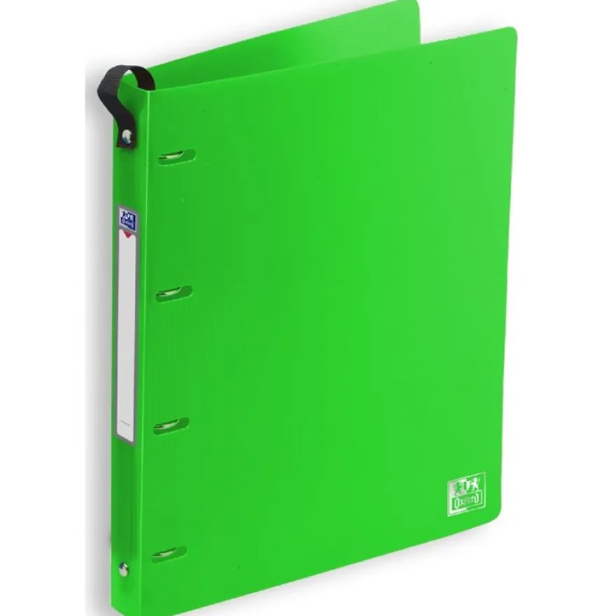 Oxford School Life Class'up - Classeur à anneaux - Dos 30 mm - A4 Maxi - pour 200 feuilles - 4 anneaux automatiques - disponible dans différentes couleurs