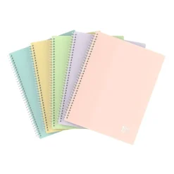 Oxford School life Pastel - Porte vues à spirale 80 vues - A5 - Polypropylène 5/10e - Disponible en différentes couleurs