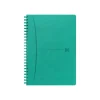 Oxford Signature - Cahier à spirale A5 - 160 pages - petits carreaux - turquoise