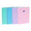 Oxford Smart Flex Ring - Cahier 21 × 29,7 cm – 100 pages – grands carreaux (Seyès) – coloris assortis
