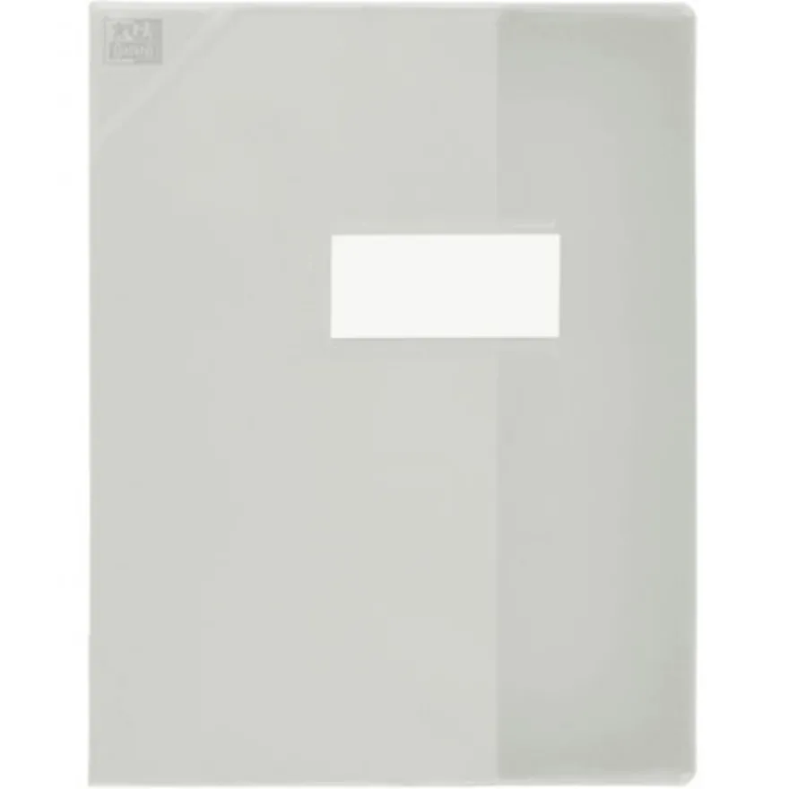 Oxford Strong Line - Protège cahier sans rabat - 17 x 22 cm - incolore translucide
