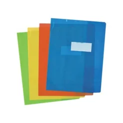 Oxford Strong Line - Protège cahier sans rabat - 24 x 32 cm - disponible dans différentes couleurs translucides