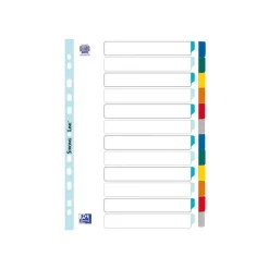 Oxford StrongLine - Intercalaire 12 positions - A4 - carte blanche
