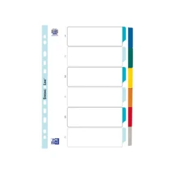 Oxford StrongLine - Intercalaire 6 positions - A4 - carte blanche