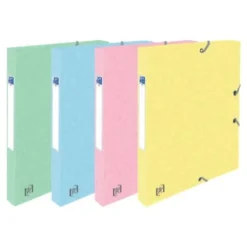 Oxford Top File+ - Boîte de classement - dos 25 mm - disponible dans différentes couleurs pastels