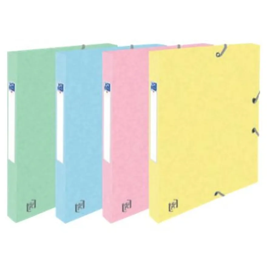 Oxford Top File+ - Boîte de classement - dos 25 mm - disponible dans différentes couleurs pastels