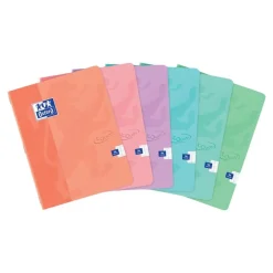 Oxford Touch - Cahier 17 x 22 cm - 96 pages - grands carreaux (seyès) - disponible dans différentes couleurs