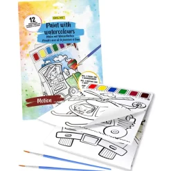 Paint with watercolour Motion (peinture à l'eau)