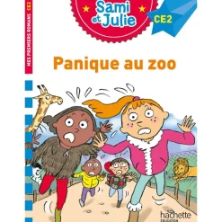 Panique au zoo - Sami et Julie - CE2 - par Bonté Thérèse, de Mullenheim Sophie - livre
