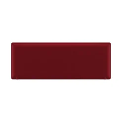 Panneau acoustique avec patine de fixation noir - L120 x 40 cm - Rouge