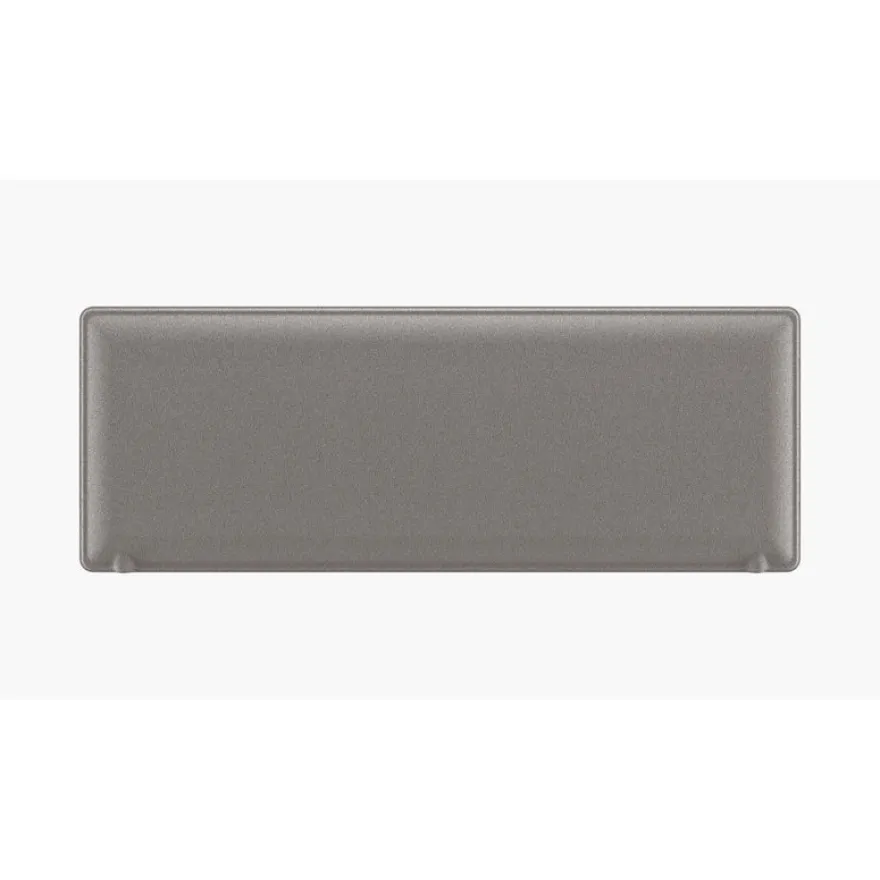 Panneau acoustique avec patine de fixation blanche - L120 x 40 cm - Gris