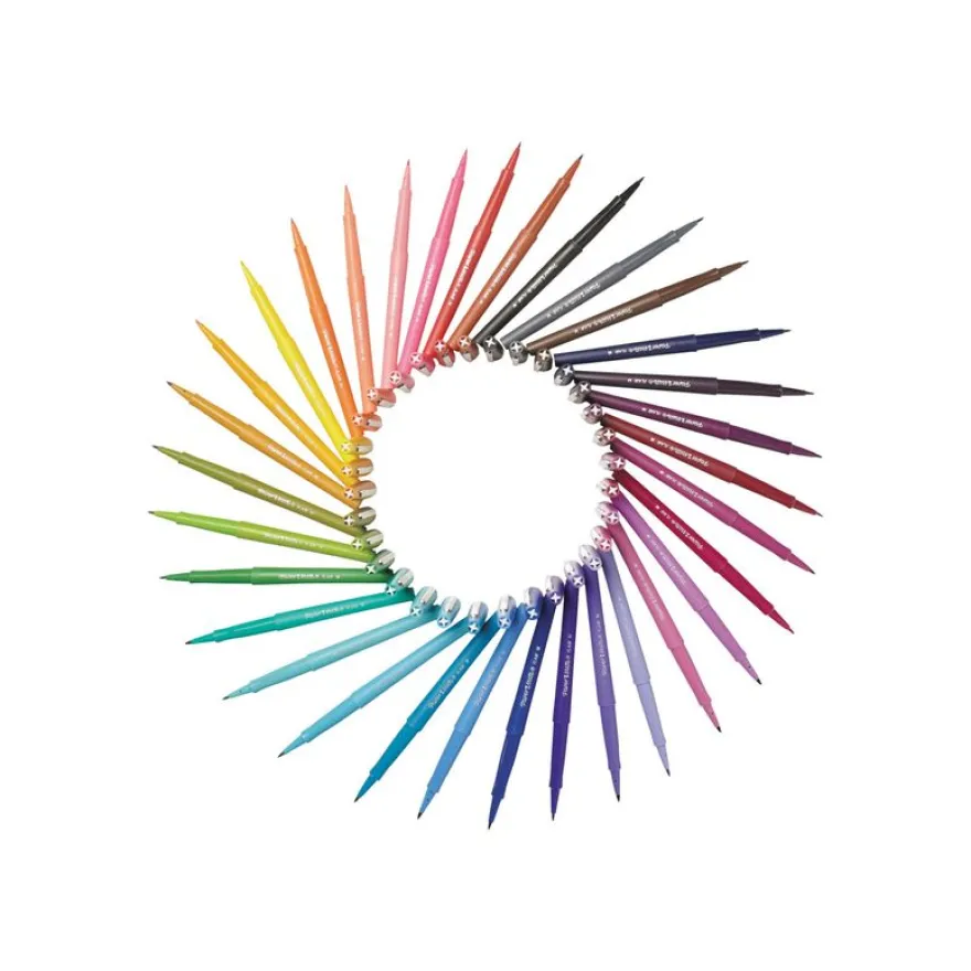 Paper Mate Flair Original - Pack de 16 feutres - couleurs assorties