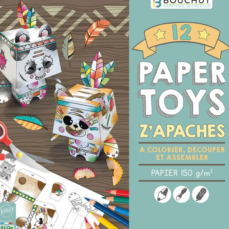Paper Toy Z'Apaches - 29 x 29 cm - Bouchut