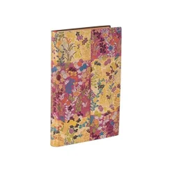 Paperblanks Flexis Japanese Kimono - Cahier de notes - reliure piquée - mini - 90 x 140 mm - 104 feuilles / 208 pages - ligné - kara-ori - rose