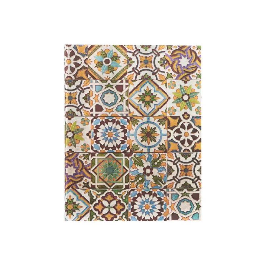 Paperblanks Portuguese Tiles - Journal - 175 x 230 mm - 144 pages - uni - Porto - couvercle multicolore
