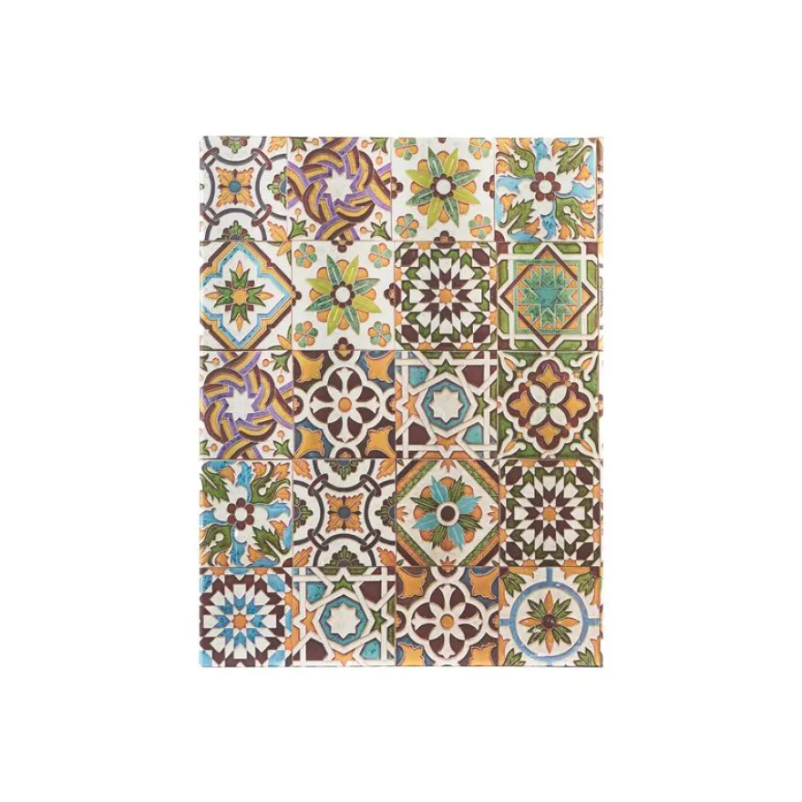 Paperblanks Portuguese Tiles - Journal - 175 x 230 mm - 144 pages - uni - Porto - couvercle multicolore